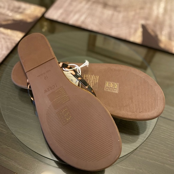 J. Crew Brown Sandals Classic Summer Style - Picture 4 of 4